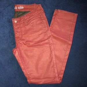 Old Navy Red Rockstar Skinny Jeans